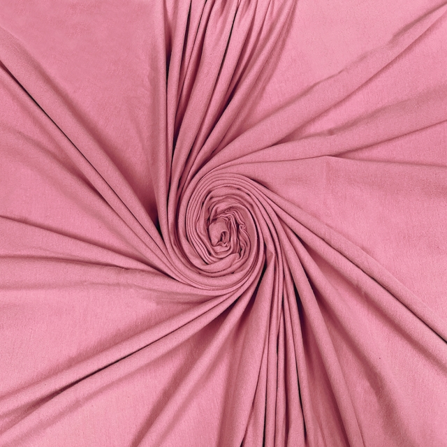 Baby Pink Cotton Spandex Jersey Fabric